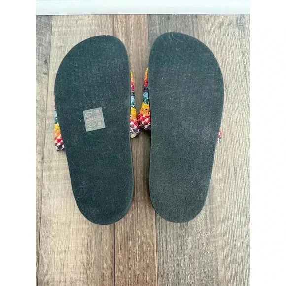 NWT Rag & Bone Bailey Rainbow Slides $325 LGBTQ Summer Crochet US 7 - Picture 8 of 11